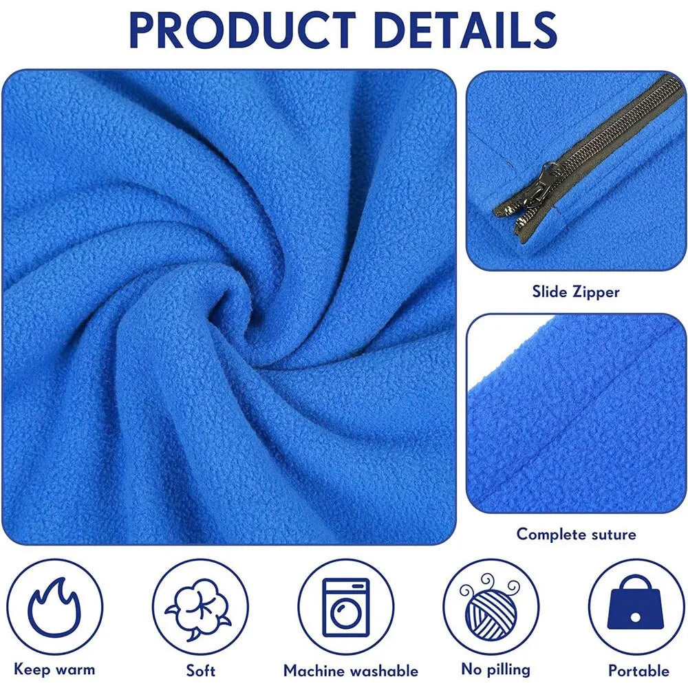Fleece Sleeping Bag Liner Lightweight Portable 180cm Camping Travel Sheet