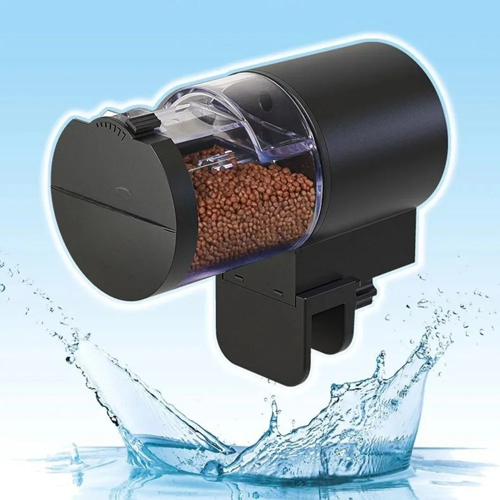 Automatic Fish Feeder Timer Waterproof 100ml Tank Food Dispenser Aquarium