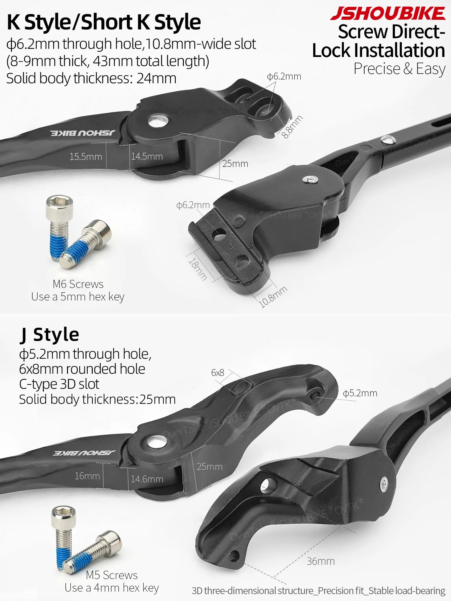 Adjustable Bicycle Kickstand Aluminium Alloy 18–29 Inch Wheels