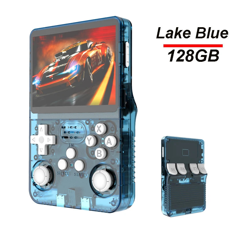 Retro Handheld Game Console 3.5" IPS Screen 15000+ Games 128GB Linux