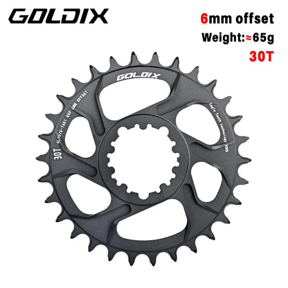 MTB Road Bike Chainring Narrow Wide 0/3/6mm Offset 8-12 Speed 7075 Alloy