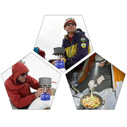 Camping Cookware Set Aluminium Alloy Pot Pan Lightweight Portable Outdoor