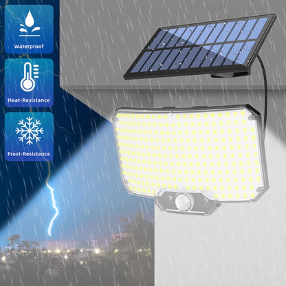 Solar Motion Sensor Light 234/318/348 LED Outdoor Security Waterproof IP65