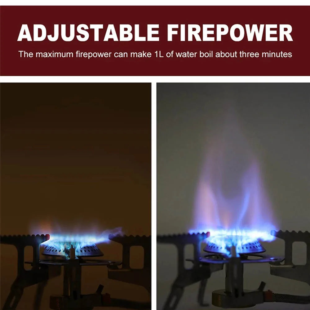 Camping Gas Stove Portable Burner Aluminium Alloy Outdoor Cooker AU
