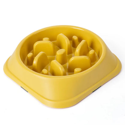 Slow Feeder Dog Bowl Non-Slip Puzzle Design for Small to Medium Dogs