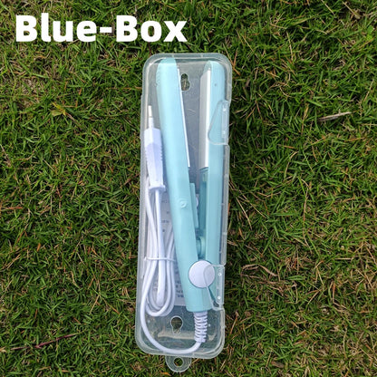 Mini Hair Straightener & Curler 3-in-1 Ceramic Styling Iron 200°C