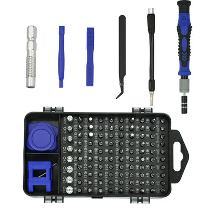 Precision Screwdriver Set 115-in-1 Magnetic Bits Repair Kit Electronics
