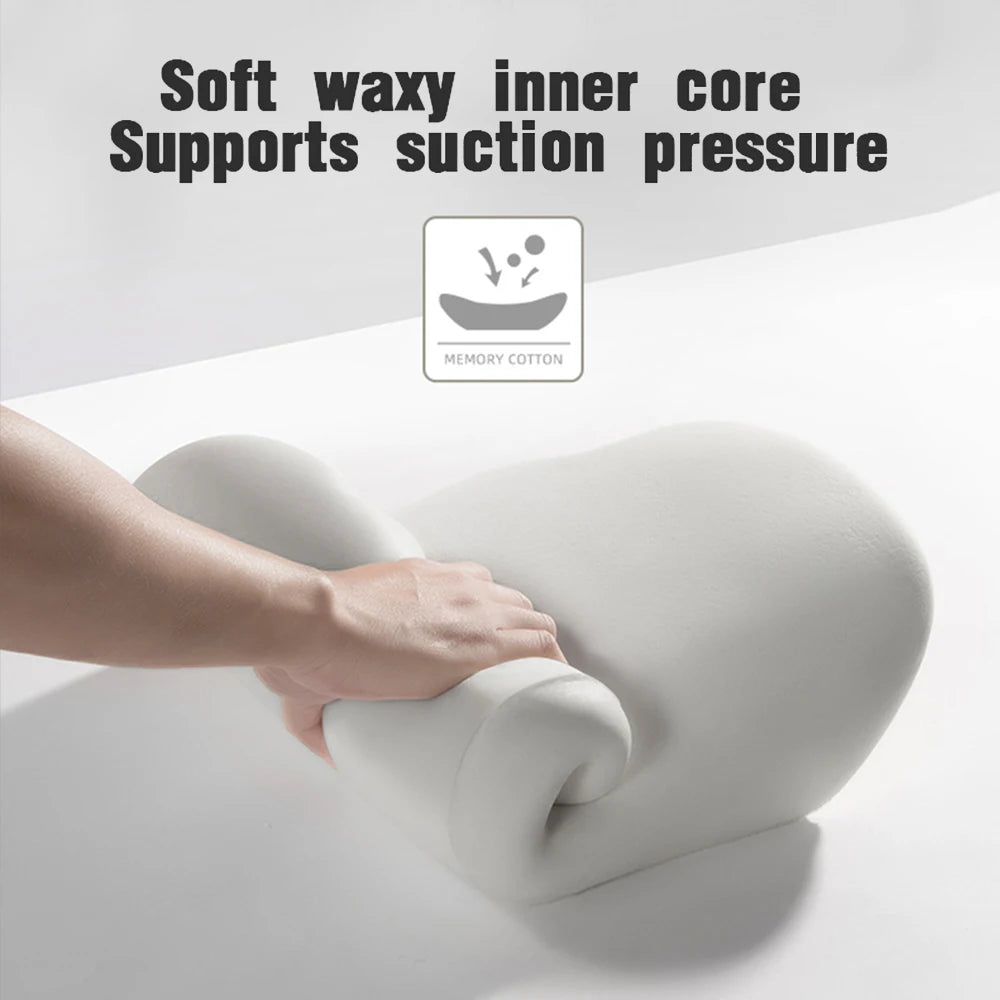 Memory Foam Car Neck Pillow Lumbar Support Cushion Travel Headrest
