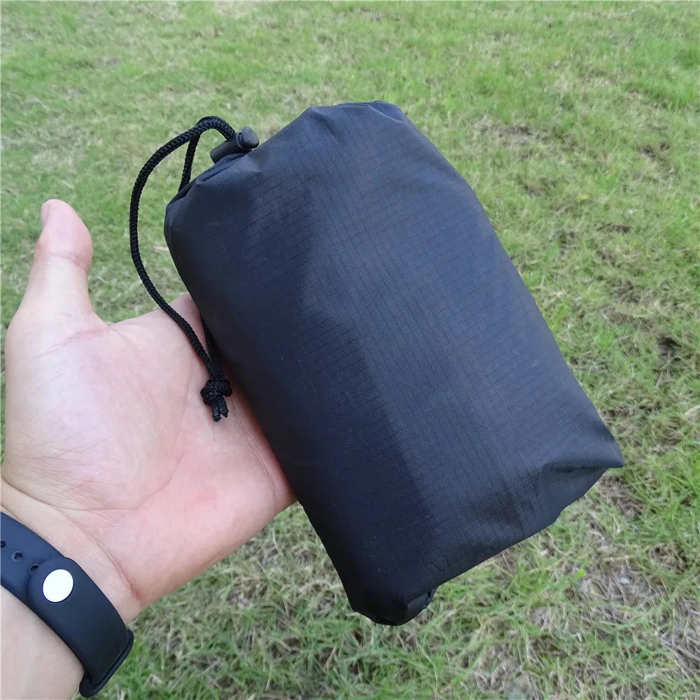 Waterproof Camping Mat with Pegs 210x150cm Picnic Blanket Beach Tent Ground Sheet
