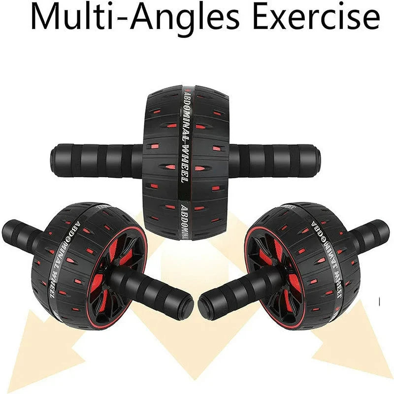 Ab Roller Wheel 9cm Wide Core Workout Equipment with Knee Pad for Home Gym