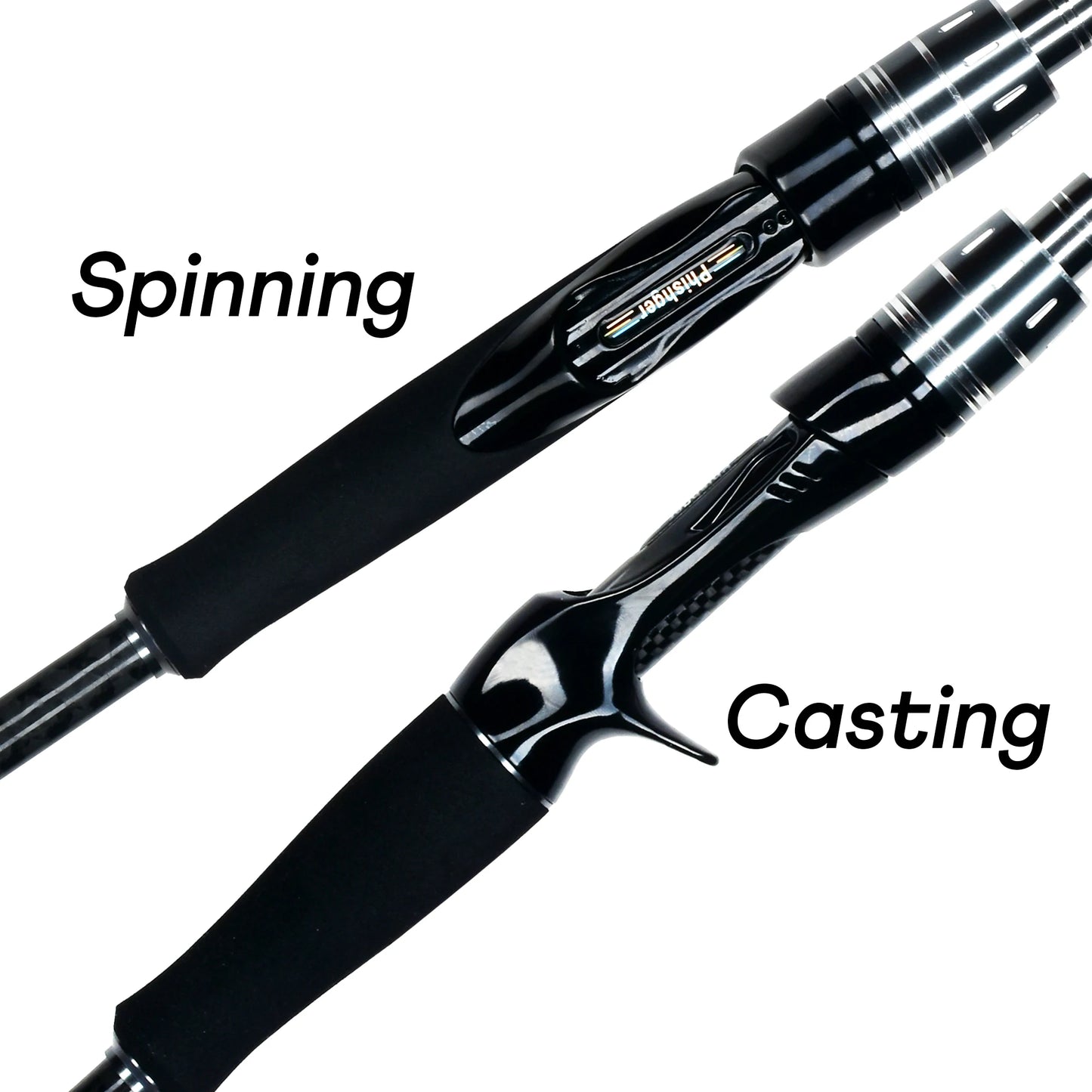 Carbon Fibre Fishing Rod 1.8-3.0m Spinning Casting Travel Rod L/M/MH