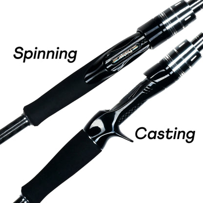 Carbon Fibre Fishing Rod 1.8-3.0m Spinning Casting Travel Rod L/M/MH