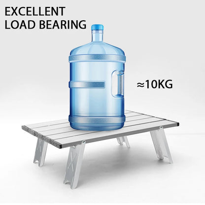 Portable Camping Table Aluminium Folding Roll-Up Picnic BBQ Outdoor Table