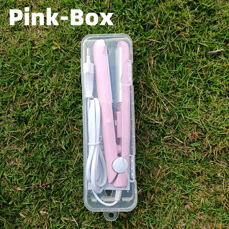 Mini Hair Straightener & Curler 3-in-1 Ceramic Styling Iron 200°C