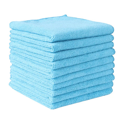 Microfiber Car Cleaning Cloths 30x30cm Double Layer Lint Free Towels