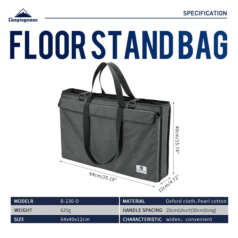 Portable Folding Mesh Table Storage Bag 64x40cm Camping Picnic BBQ Tote