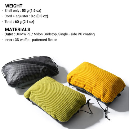 Ultralight Stuff Sack Pillow 60g UHMWPE Camping Hiking Storage Organiser