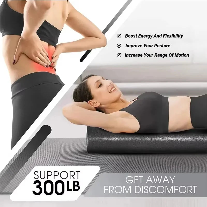Foam Roller EPP 45cm 90cm Yoga Pilates Muscle Massage Gym Fitness AU