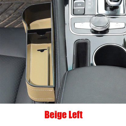 Car Seat Gap Filler Organiser Storage Box Leather PU Pocket Holder AU