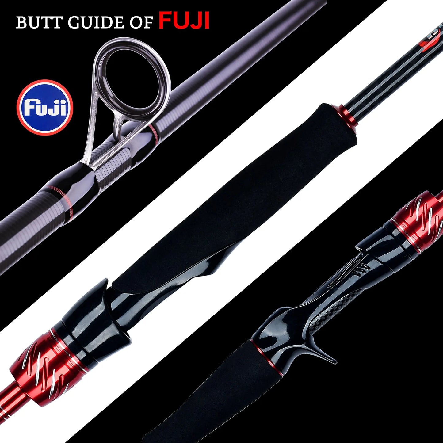 Traveller Spinning Fishing Rod 1.8-3.0m Carbon Fast Action Fuji Guides