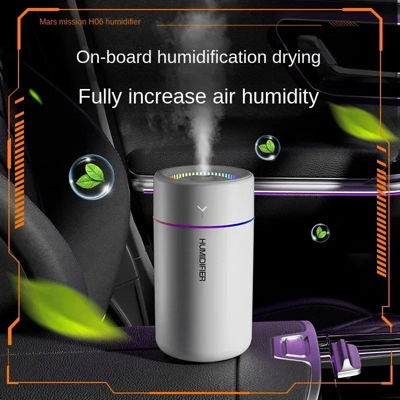 280mL Ultrasonic Aroma Diffuser with Colour Lights for Car Home Office