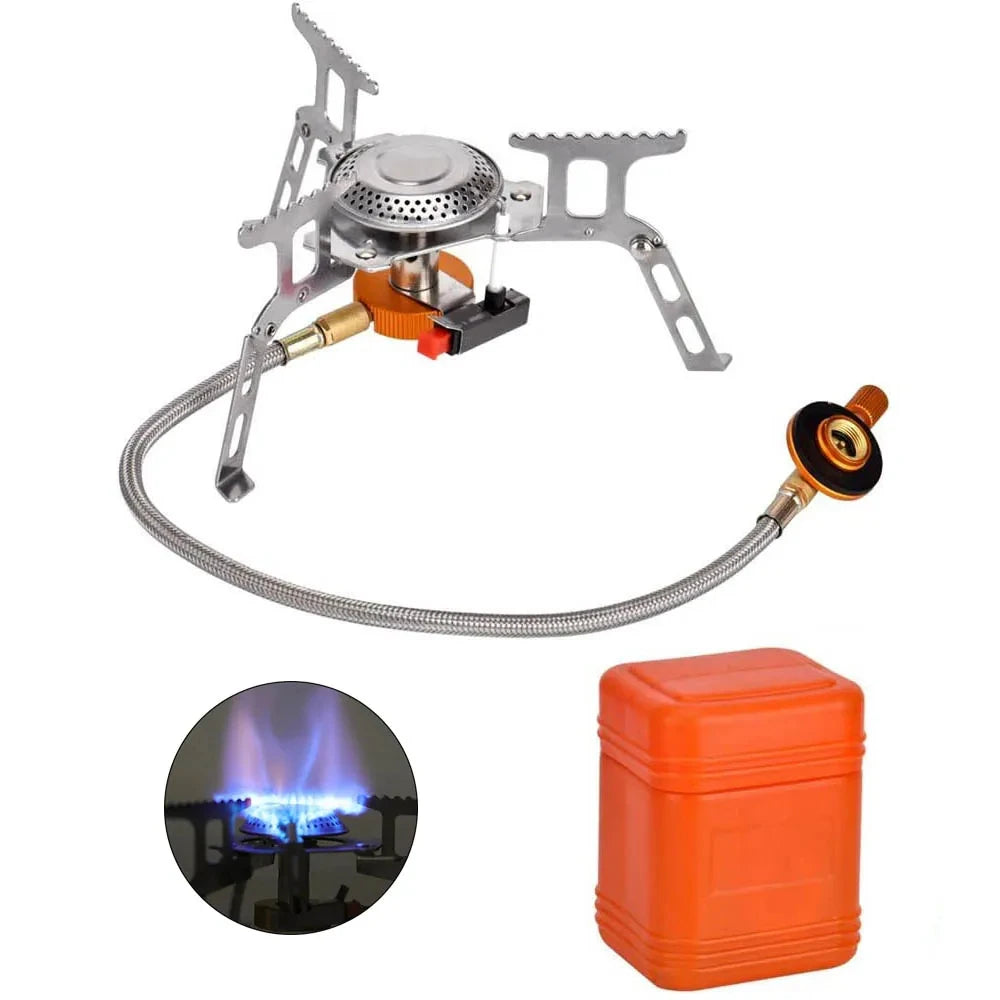 Camping Gas Stove Portable Burner Aluminium Alloy Outdoor Cooker AU