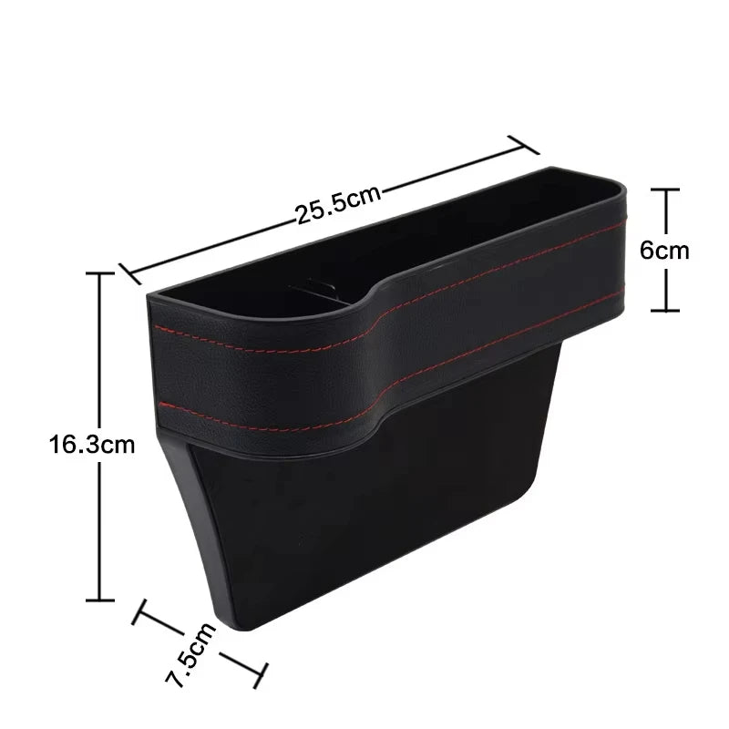 Car Seat Gap Filler Organiser Storage Box Leather PU Pocket Holder AU