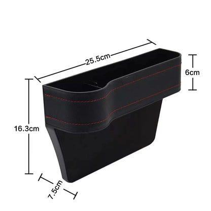 Car Seat Gap Filler Organiser Storage Box Leather PU Pocket Holder AU