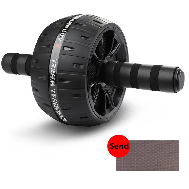 Ab Roller Wheel 9cm Wide Core Workout Equipment with Knee Pad for Home Gym