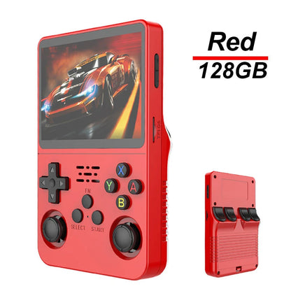 Retro Handheld Game Console 3.5" IPS Screen 15000+ Games 128GB Linux