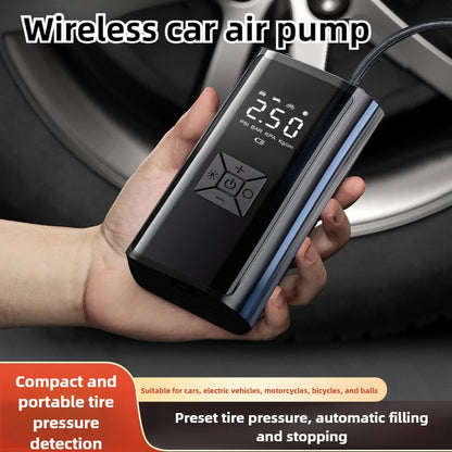 Portable Air Compressor 150PSI Wireless Tyre Inflator LED Display Car Bike