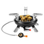 Ultra-Portable 16000W Camping Stove | Piezo Ignition | Fast Boil for Hiking & Emergency