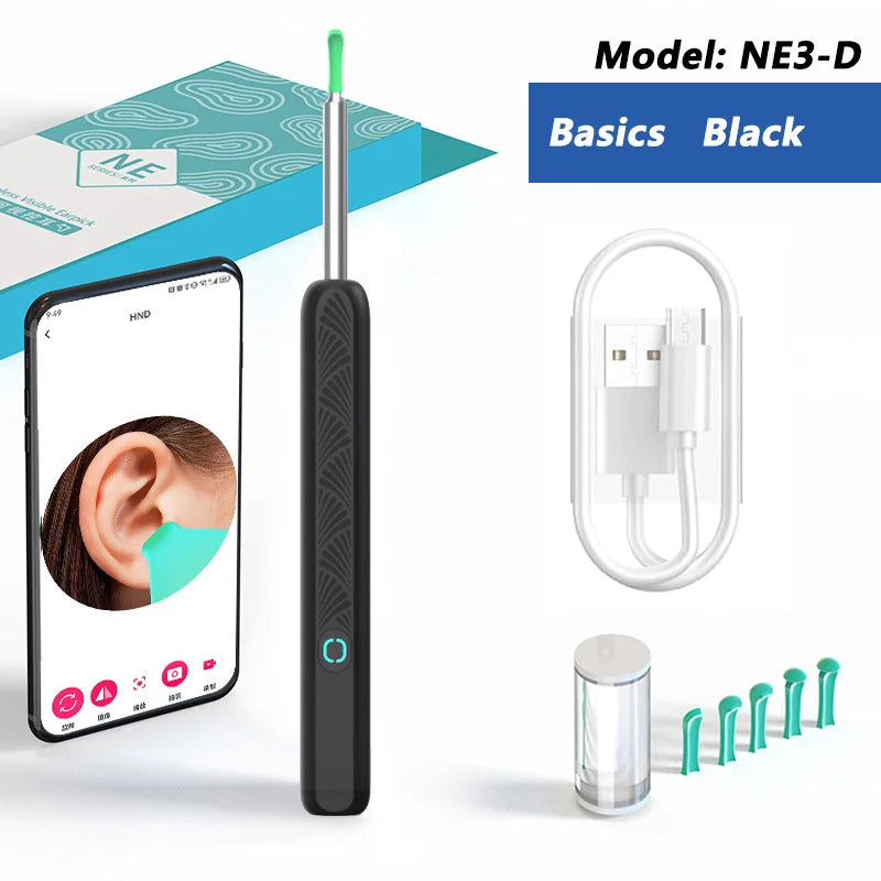 Ear Wax Removal Camera Tool with 5MP HD Endoscope & LED Light