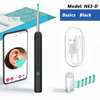 Ear Wax Removal Camera Tool with 5MP HD Endoscope & LED Light