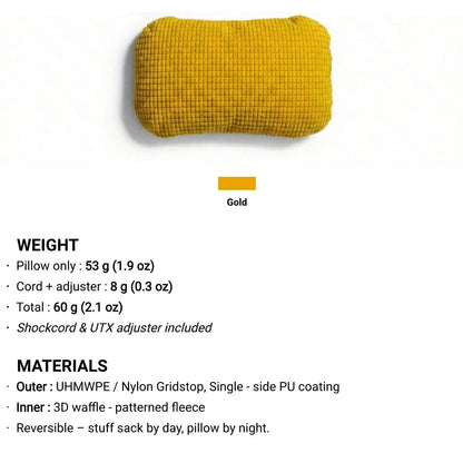 Ultralight Stuff Sack Pillow 60g UHMWPE Camping Hiking Storage Organiser