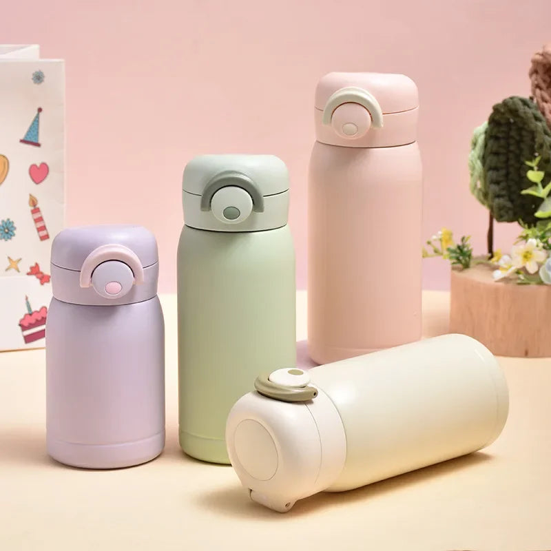 Mini Thermos Cup 220ml 350ml Stainless Steel Vacuum Insulated Flask Mug
