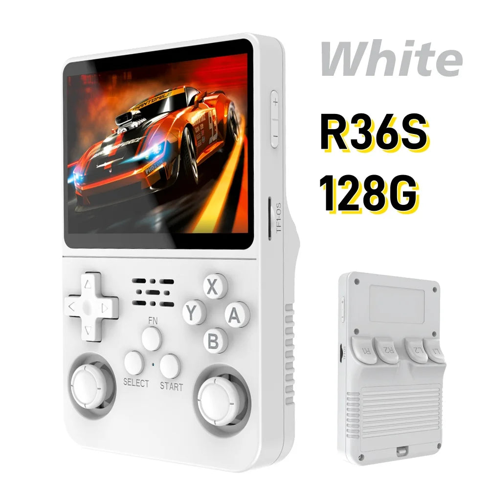 Retro Handheld Game Console 3.5" IPS Screen 15000+ Games 128GB Linux