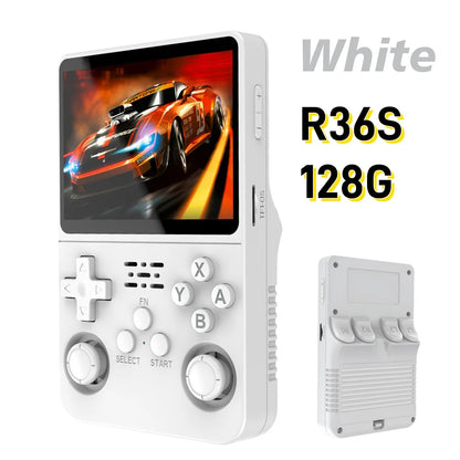 Retro Handheld Game Console 3.5" IPS Screen 15000+ Games 128GB Linux