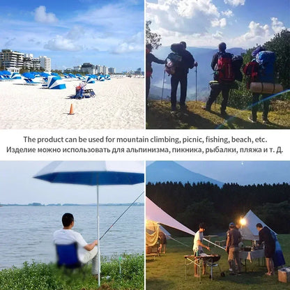 Portable Folding Camping Chair Lightweight Aluminium Beach Fishing Picnic