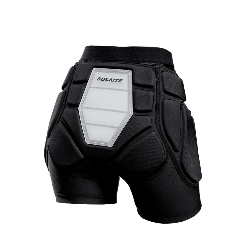 Padded Protective Shorts with Knee Pads EVA Silicone Hip Guard