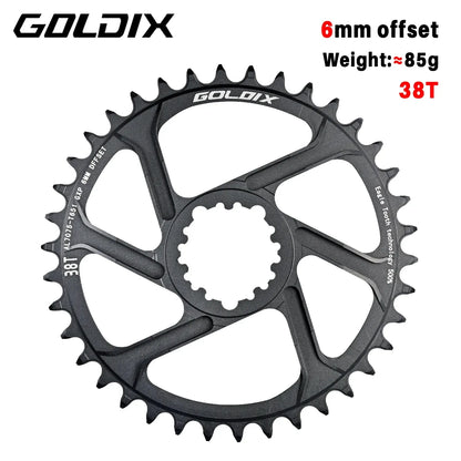 MTB Road Bike Chainring Narrow Wide 0/3/6mm Offset 8-12 Speed 7075 Alloy
