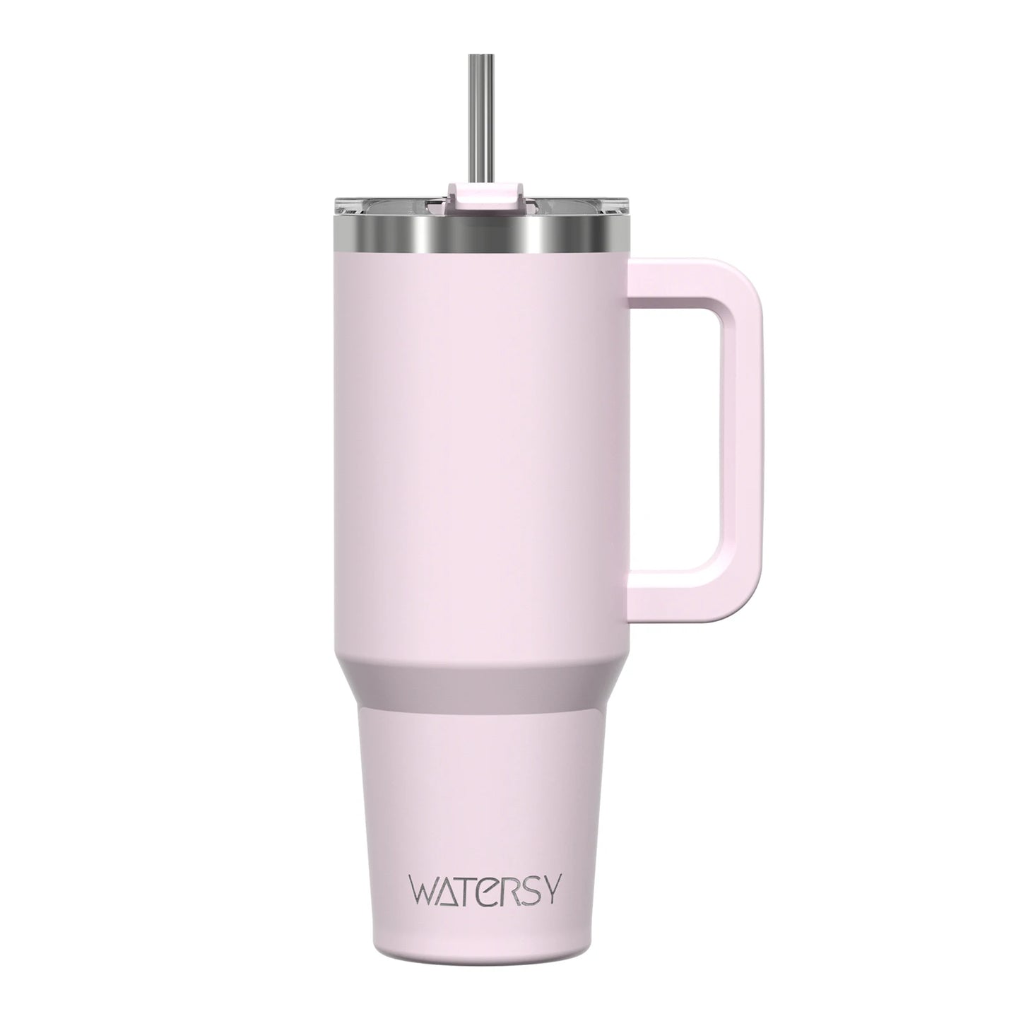 Insulated Tumbler with Handle & Straw 20oz 30oz 40oz Stainless Steel