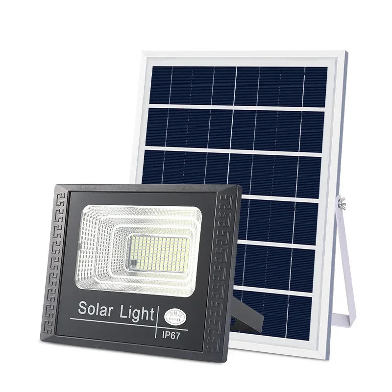 Solar Flood Light 30W Outdoor Waterproof IP67 Remote Control Adjustable
