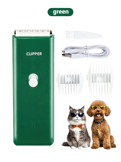 Dog Hair Clipper Cordless Rechargeable Pet Grooming Trimmer Low Noise