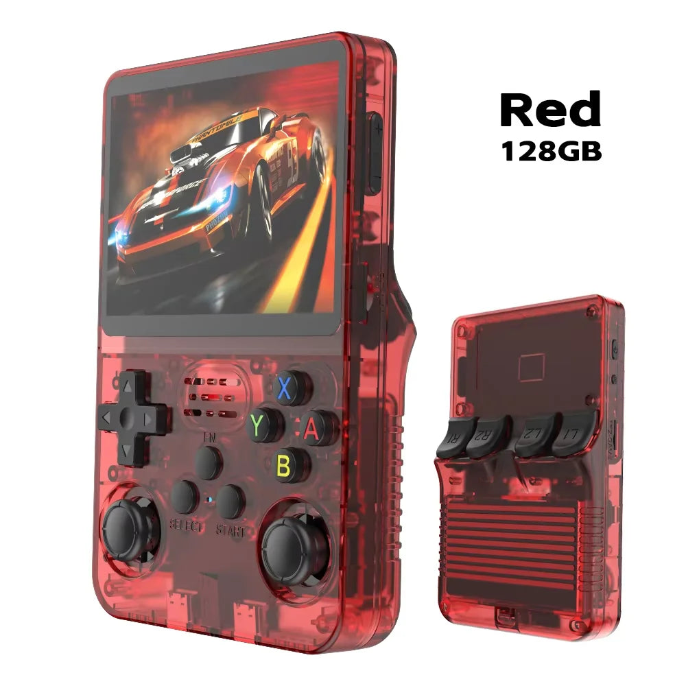 Retro Handheld Game Console 3.5" IPS Screen 15000+ Games 128GB Linux