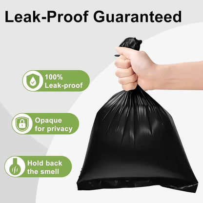 Dog Poop Bags with Dispenser – Leak-Proof Portable Pet Waste Bags for Outdoor Walks