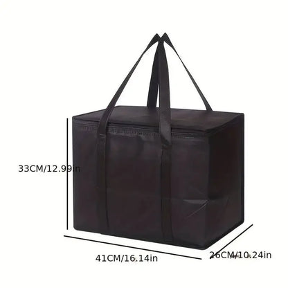Insulated Cooler Bag 41L Foldable Reusable Grocery Food Delivery Thermal