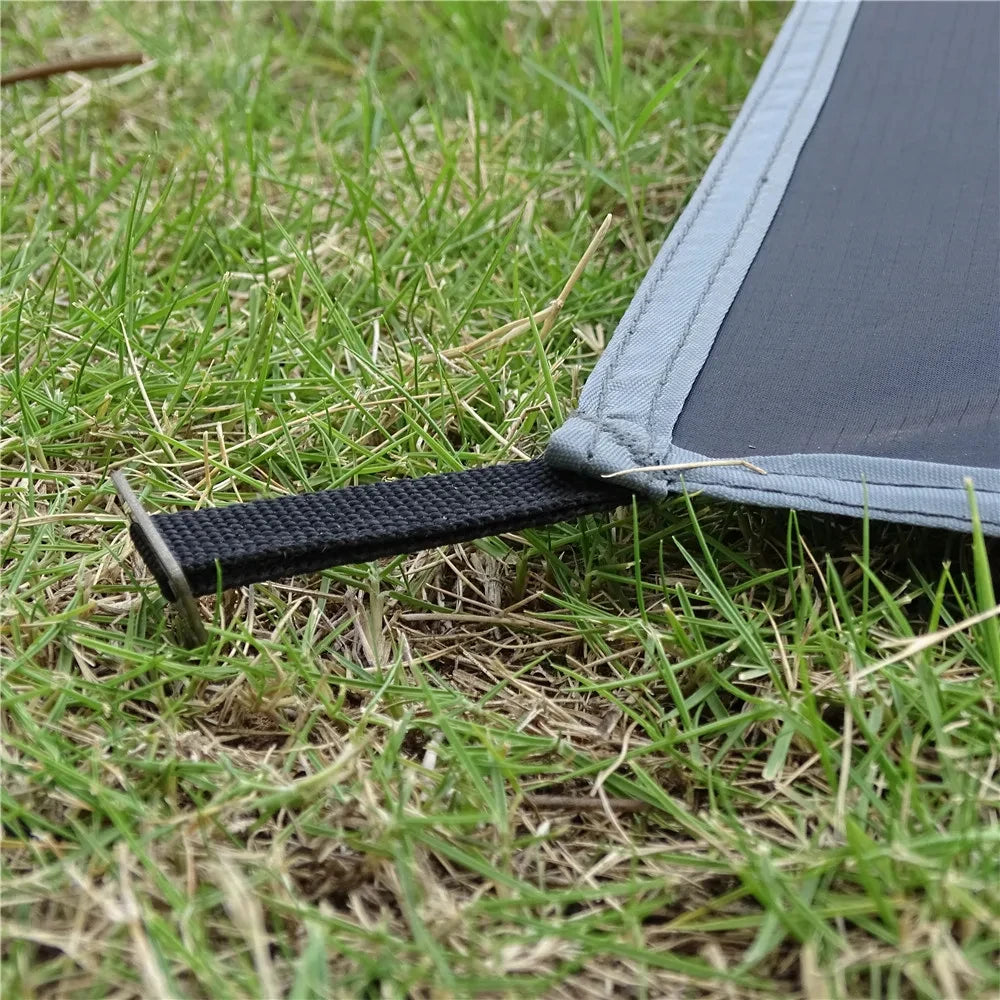 Waterproof Camping Mat with Pegs 210x150cm Picnic Blanket Beach Tent Ground Sheet