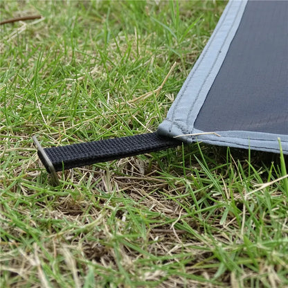 Waterproof Camping Mat with Pegs 210x150cm Picnic Blanket Beach Tent Ground Sheet