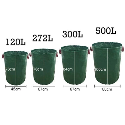 Large Garden Waste Bag Weeds Leaves Sack Heavy Reusable Duty Rubbish Bag